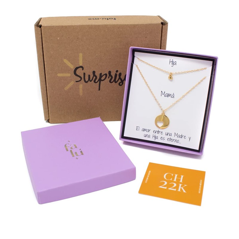 Set de Collares Madre e Hija para compartir Regalo para