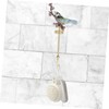 WHAMVOX Elegant Decorative Hooks Metal Wall Mount Retro Bird Shape
