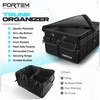 FORTEM Car Trunk Organizer, Collapsible Multi Compartment SUV Organizer, Foldable