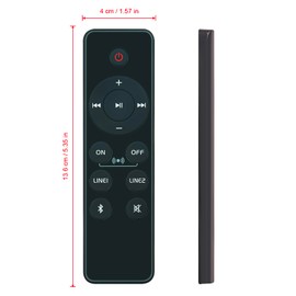 ECONTROLLY RC17A Replace Remote Control Compatible with Edifier RC17A Remote Control for R1700BTs Bookshelf Speakers