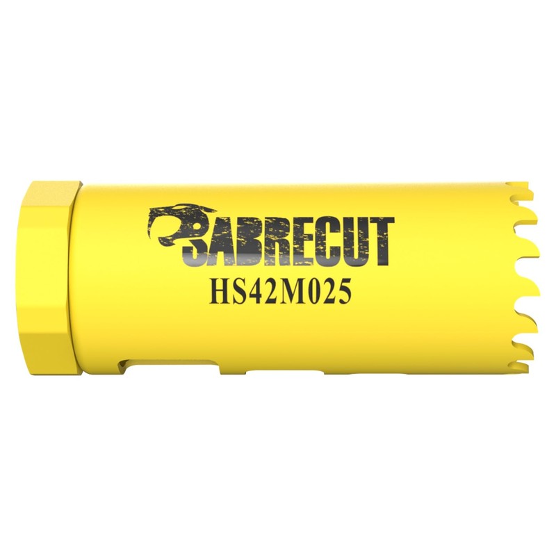 1 x SabreCut HS42M025 25mm High Performance HSS Bi-Metal M42