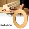 12.5cm Circle Drawing Tool Flexible Round Measuring Tool Stainless Steel