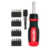Dekton 22pc Ratchet Screwdriver Set | Includes Precision Bits, Magnetic