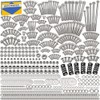 GOLKNHA 673 PCS 304 Stainless Steel Bolt & Screw Kit