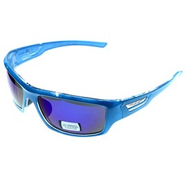 Mi Amore UV protection Shatter resistant Sport-Sunglasses Blue Frame & Blue Lens