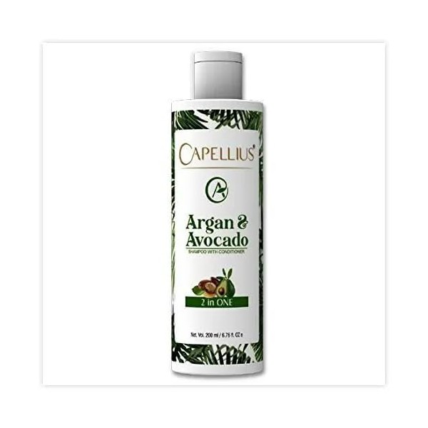CAPLLIUS SHAMPOO WITH CONDITIONER 2 IN 1 shine, body, and