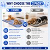 2 Pack Dog Cooling Mats 44" x 28", Q-Max 0.5+