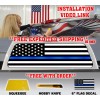 Own THIN BLUE LINE POLICE SUPPORT AMERICAN FLAG PICKUP TRUCK