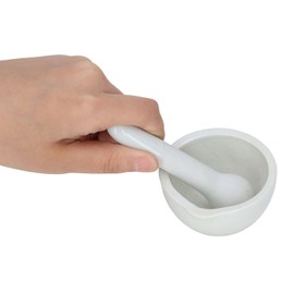 10 Sets Mortar and Pestle Kit 60mL Ceramic Grinding Bowls Small and Grinder for Spices Seeds Nuts Grains Tablets