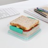 Sistema To Go Sandwich Box, 450mL - Clear/Pink