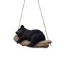 Hi-Line Gift Ltd. Suspended Cub Serenity: Striking Black Hanging Bear