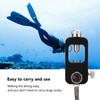 Diving Tank Refill Adapter with Gauge Hose Aluminium Alloy Durable