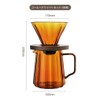 NUBAGO コーヒードリッパー セット コーヒードリップ器具 アウトドア コーヒーセット コーヒーサーバー セット ドリッパー 耐熱ガラス