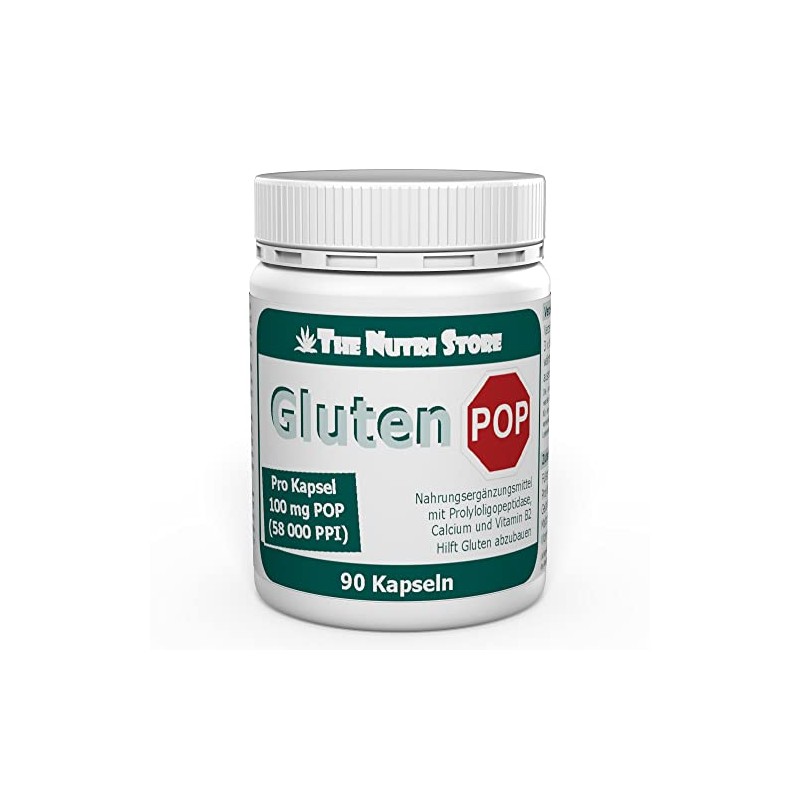 Gluten POP 100 mg Prolyloligopeptidase Pack of 90