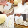 2 x dough spatula, dough scraper, dough card, pizza spatula,