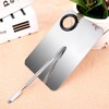 WLLHYF Stainless Steel Cosmetic Makeup Palette Makeup Mixing Palette with