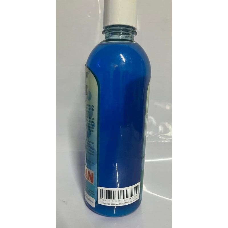 Shampoo espuma corporal para la piel, vegano, natural