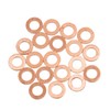 sourcing map Pack of 20 Washers 8 mm Copper Rings