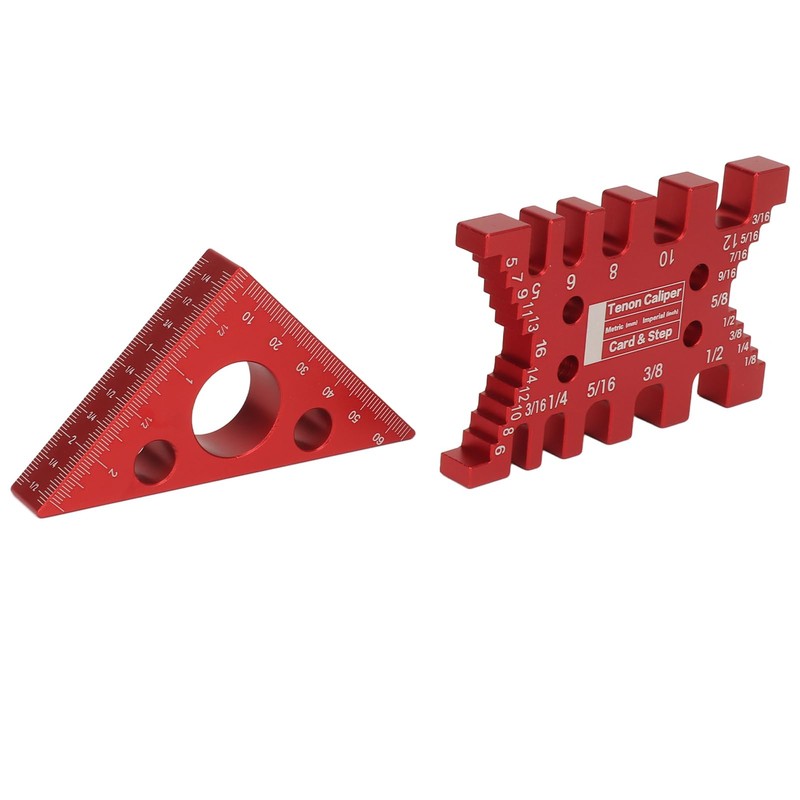 Carpenter Ruler, Tenon Caliper, Table Saw Height Gauge, Router Saw