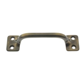 idh by St. Simons 25042-005 Professional Grade Quality Solid 3-1/2" c/c Sash Lift/Door Pull, 3-1/2-Inch, Antique Brass