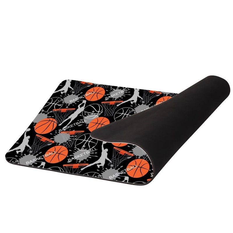 YISUMEI Basketball Bathroom Mat, Non-Slip Super Absorption Bath Carpet with