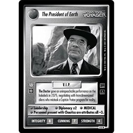 Decipher Star Trek CCG 1E HA Holodeck Adventures The President of Earth 117R