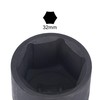 sourcing map 1/2" Drive by 32mm 6-Point Impact Socket, CR-V