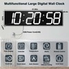 CHKOSDA Digital Wall Clock with Large Display, 28.4‘’LED 6-Digit Large