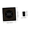 KOMBIUDA 1set Tarot Table Cloth Velour Divination Altar Table Protector