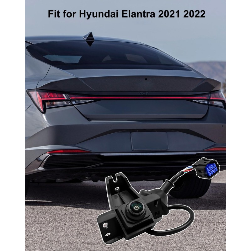 QAGGUM Rear View Backup Camera Fit for Hyundai Elantra 2022,