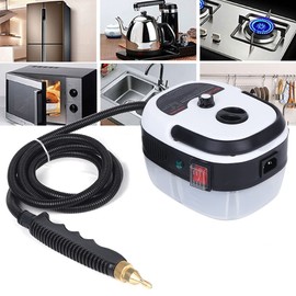 2500W Handheld Steam Cleaner, High Temperature Pressurized Steam Cleaning Machine w/Brush, Car Detailing Cleaning Machine, Household Portable Steamer Cleaner for Kitchen Grease Car Cleaning