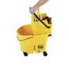 Rubbermaid Commercial Products WaveBrake 35 Qt. Side-Press Mop Bucket and