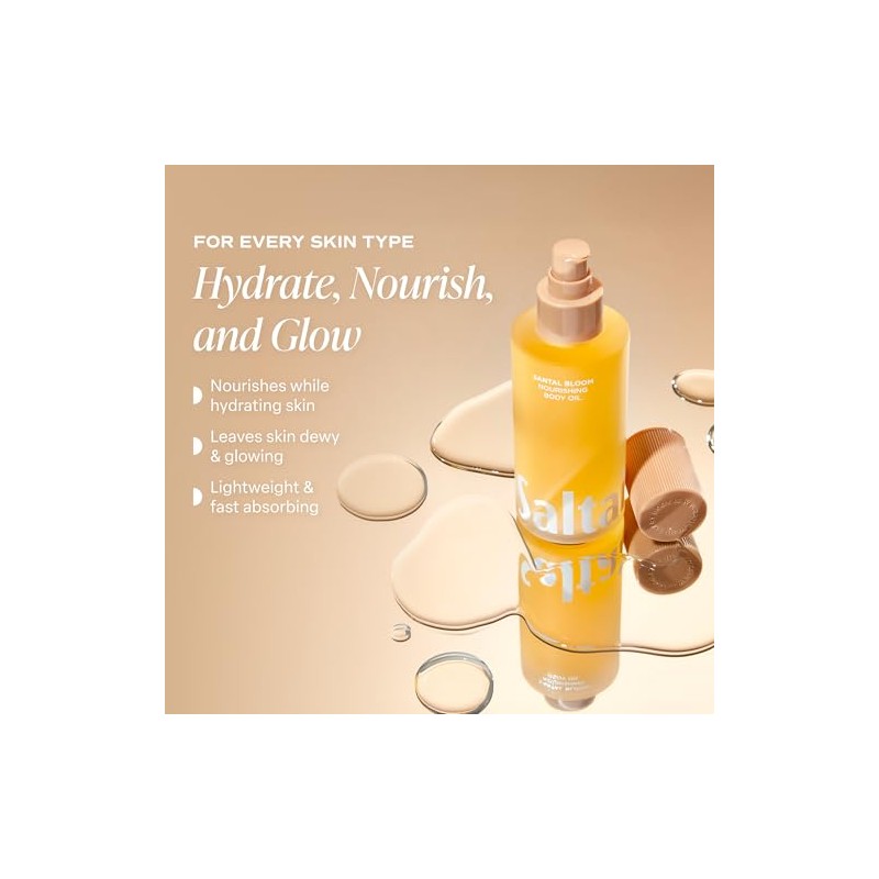 Saltair - Aceite corporal Santal Bloom - Hidratante corporal nutritivo