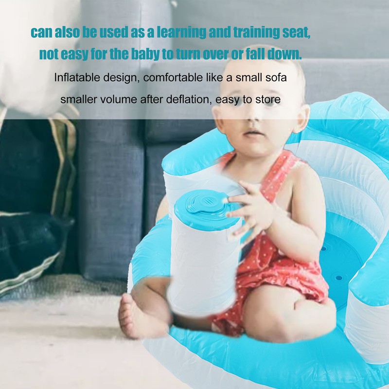 Baby Learning Chair Infant Inflatable Sofa Press Inflatable Baby Bath
