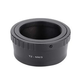 M42 x 0.75mm T2 T-Ring Telephoto Lens Adapter T-Mount Lens Micro 4,3 M43 Adapter Dimensions Approx.3.5mm 60x25mm Fits Olympus Mirrorless Cameras, Micro 4,3 G1 GF1 EP1 DSLR Series Aluminum Alloy CNC
