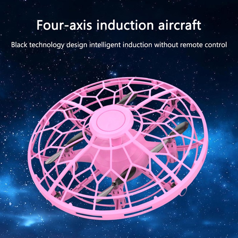 Mini Toy Drone for Kids Hand Operated UFO Flying Ball