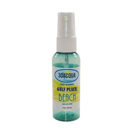 Unisex Beach Perfume Mist with Emerald Green Aquatic and Fresh Citrus Fragrance Notes; 2oz Spray Bottle (Gulf Place Beach)