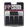 Gorilla Automotive 76641NBC Black 14mm x 1.50 Thread Size Chrome