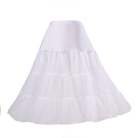50's Petticoat Underskirt Retro Vintage 1950's Rockabilly White, Black, Red