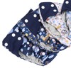 4 Pcs Reusable Cloth Diapers Easy to Set Up Washable