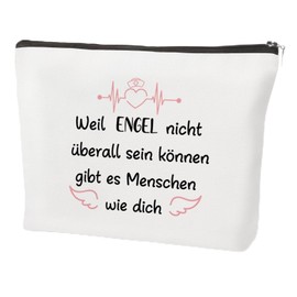 Krankenschwester Geschenke,Dankeschön Geschenke Krankenschwester Arzt Pflegekraft Kosmetiktasche Makeup Bag Schminktasche Danke Geburtstagsgeschenk Ostergeschenk Geschenk Jahrestag