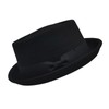 Pork Pie Men's Hat Women's Fedora Felt Hat 100% Wool