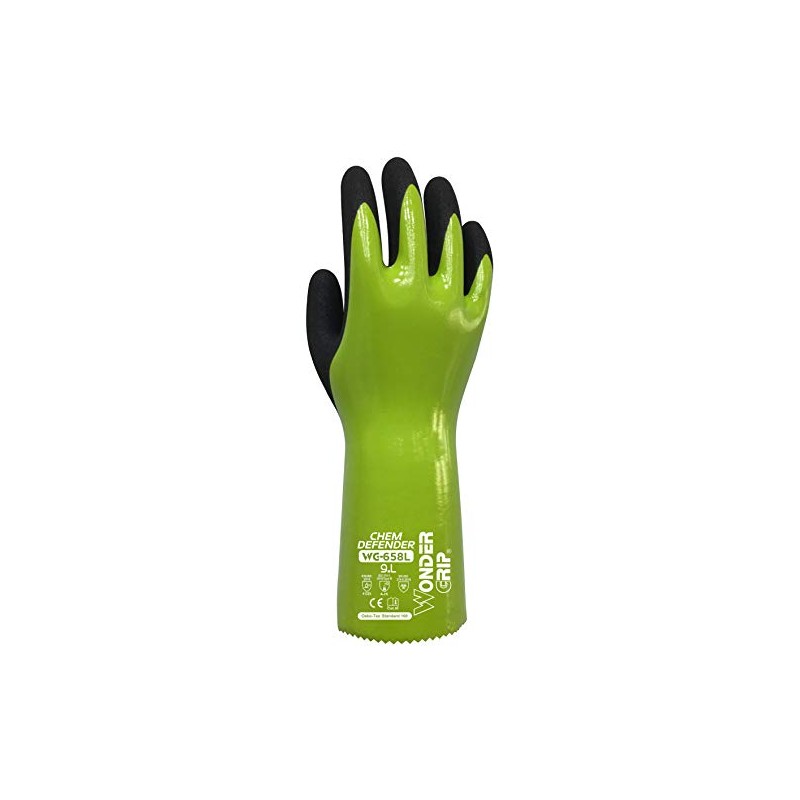 Wondergrip Chem Defender WG-658L Triple Nitrile Coated Chemical Resistant Safety