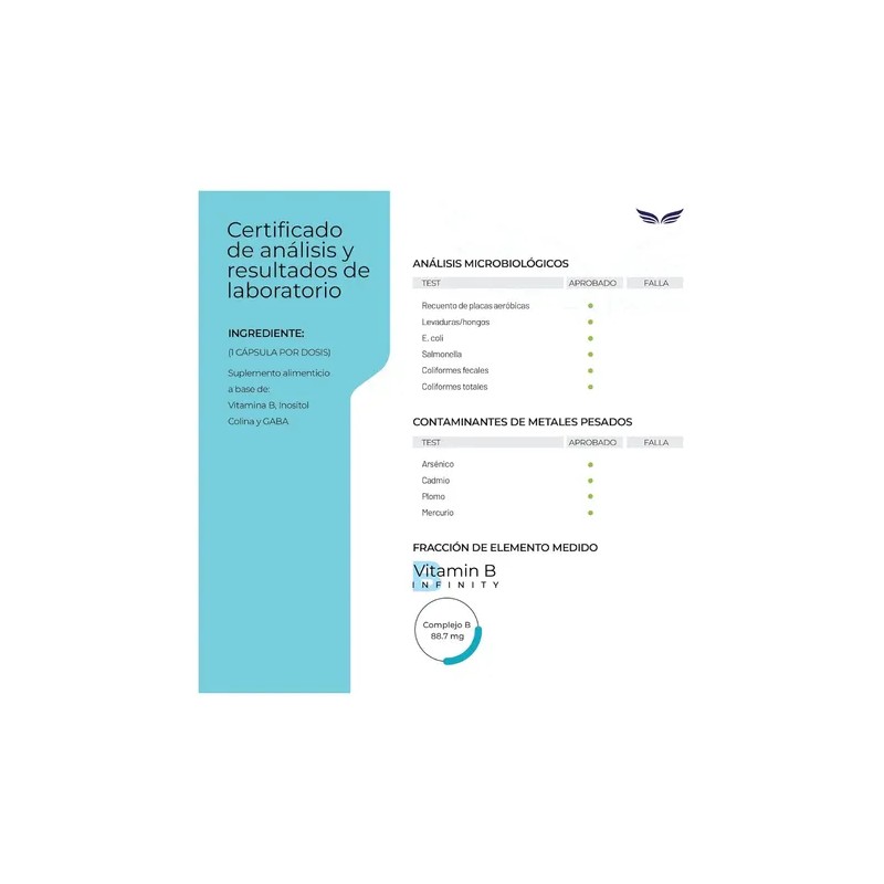 ETERNAL NUTRITION Infinity Complejo B Elevado (300 Cápsulas) 11 Formas