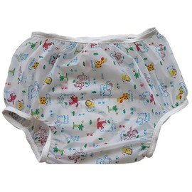 Baby Pants Jungle Friends Nursery Print Adult Pullon Plastic Pants - Large