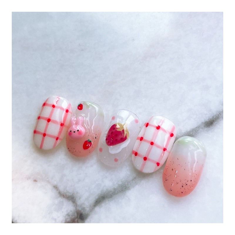 Strawberry Gra - Square / 딸기그라 - 스퀘어