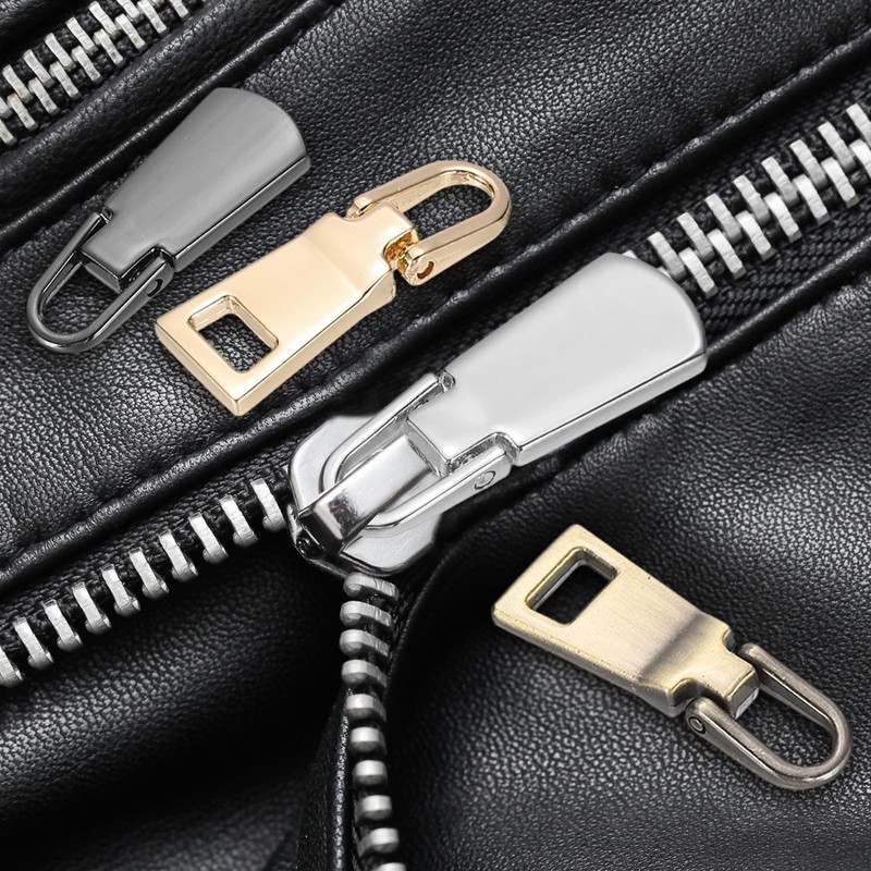 sourcing map 4pcs Zipper Pull, 1 Inch Zinc Alloy Zip