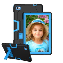 Mignova Case for Dragon Touch Notepad 102/Teclast P20hd /Pritom Tronpad L10 /Winnovo wintab P20/Yestel T5/BinBin 10 inch Tablet Hybrid Drop Shockproof Hybrid High Impact Defender Cover (Black+Blue)