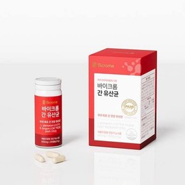 Bikechrome 바이크롬 간 유산균 NVP-1702 간 건강 개선 프로바이오틱스 1개월분(30정) BikeLoom Liver Probiotics NVP-1702 Liver Health Improvement 1-Month Supply (30 Tablets)