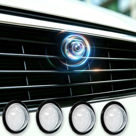 SADIKALO 4pcs Car Camera Lens Protector - HD Clear Lens Cover Anti-Scratch Waterproof Back Up Guard for Car Rear View Camera